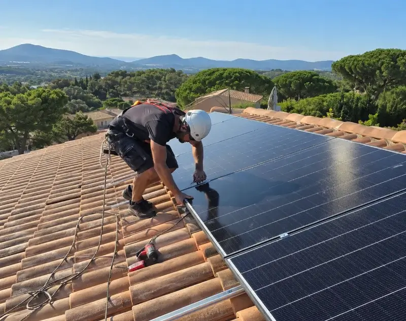 Installateur panneaux solaires Saumane-de-Vaucluse — pose photovoltaïque sur toiture