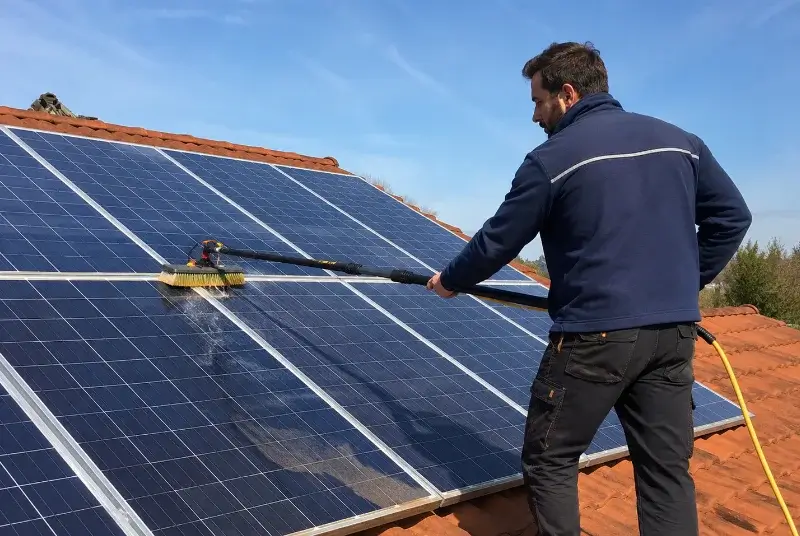 Nettoyage et entretien de panneaux solaires à Saumane-de-Vaucluse